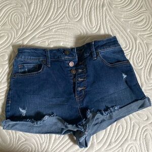 Gently used high waisted jean shorts